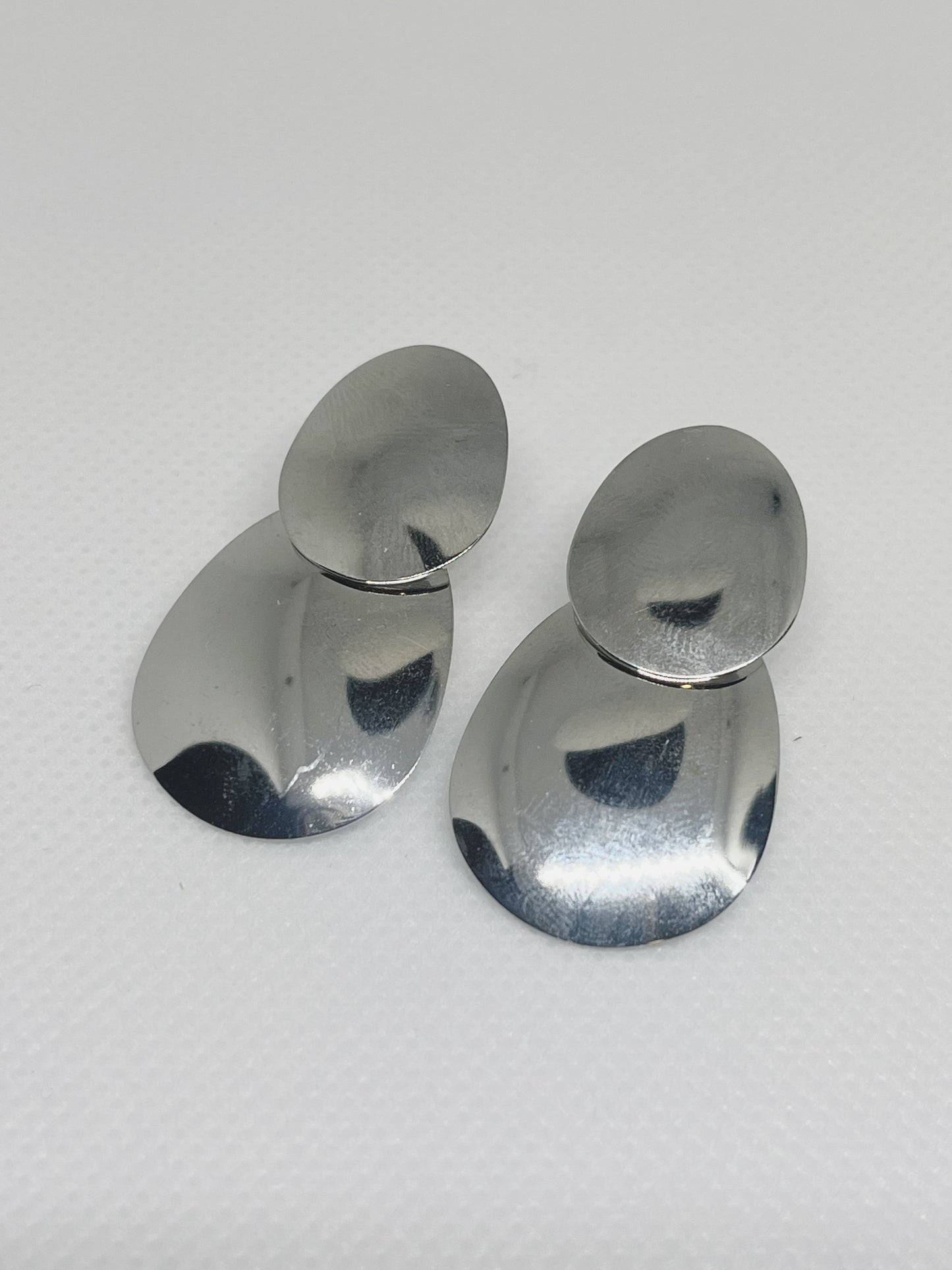 Arete Gota Plana Acero Inoxidable
