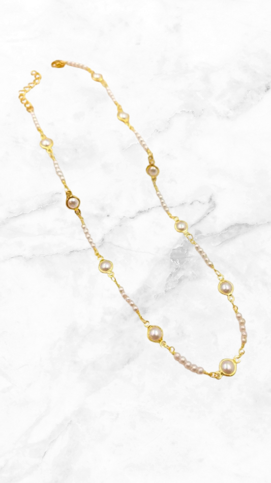 Choker Perlas Continuas