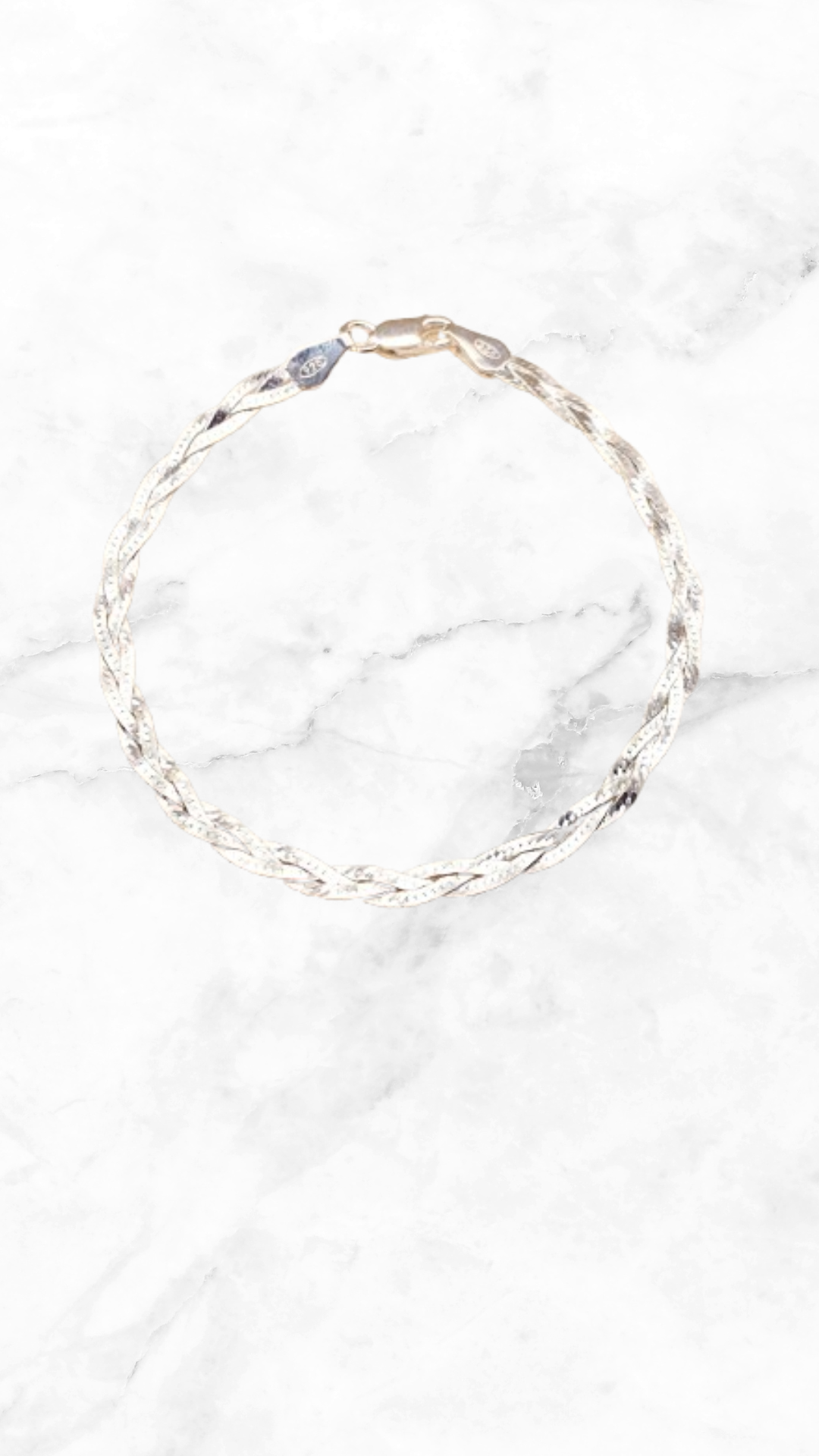 Pulsera Trenzada Snake de Plata .925