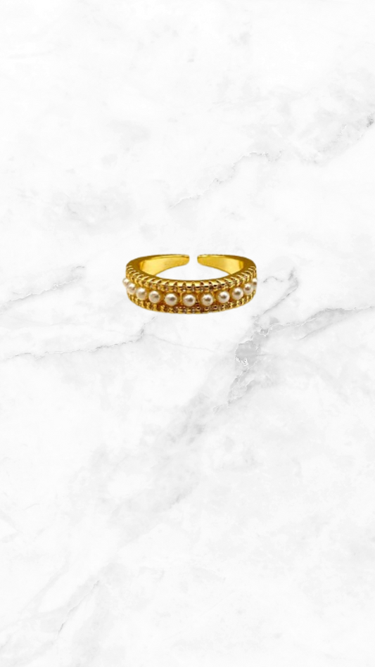 Anillo Perlas y Zirconias num. 2